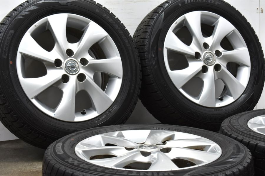 大特価】ニッサン C26 セレナ 純正 16in 6J +45 PCD114.3 ダンロップ ウインターマックス WM02 195/60R16 C25  C27 ラフェスタHS 流用 中古 スタッドレスタイヤホイールセット | パーツ販売ナンバーワン