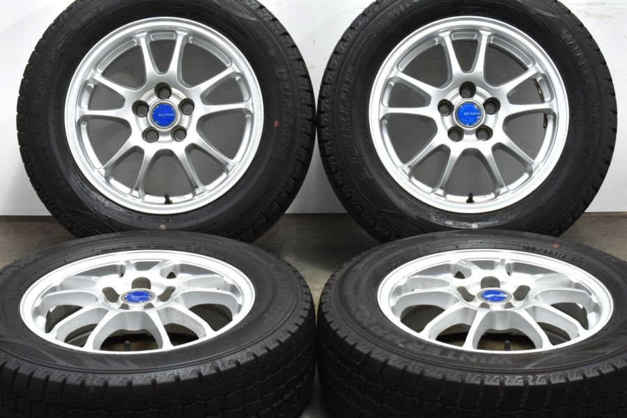 バリ溝 トヨタ専用設計品】エコフォルム 15in 6J +45 PCD100 