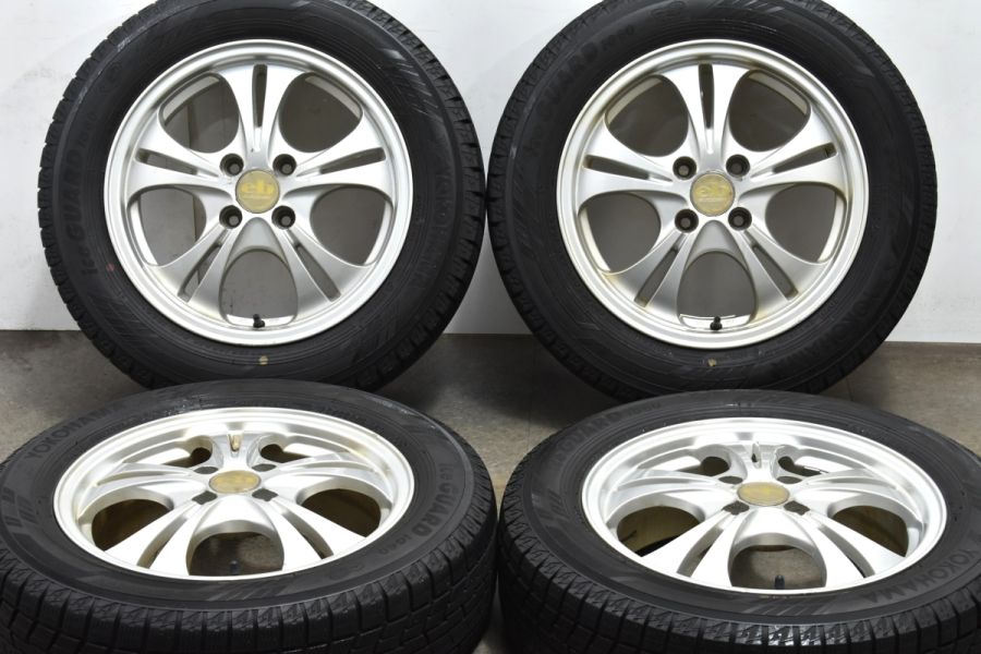 バリ溝 2022年製】EURO BEIN 15in 5J +45 PCD100 ヨコハマ アイスガード iG60 175/65R15 アクア ヴィッツ  フィット キューブ スイフト 中古 スタッドレスタイヤホイールセット | パーツ販売ナンバーワン