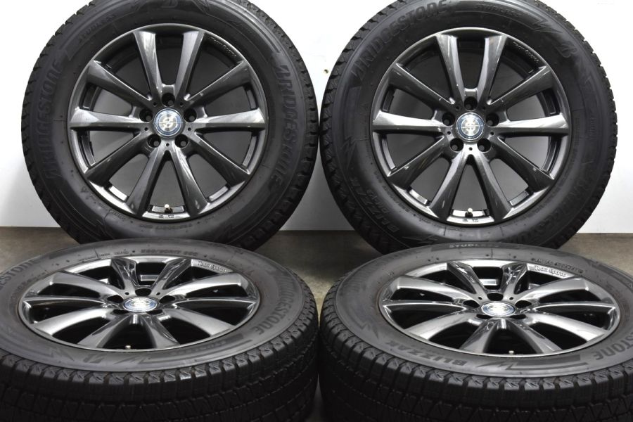 美品 バリ溝】チームスパルコ ヴァローザ 17in 7J +45 PCD108 ブリヂストン ブリザック DM-V3 225/60R17 プジョー  3008 シトロエン C5 中古 スタッドレスタイヤホイールセット | パーツ販売ナンバーワン