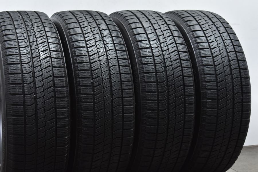 【美品】バルミナ 17in 7J +45 PCD114.3 ブリヂストン ブリザック VRX2 215/60R17 C-HR カローラクロス  オデッセイ エルグランド