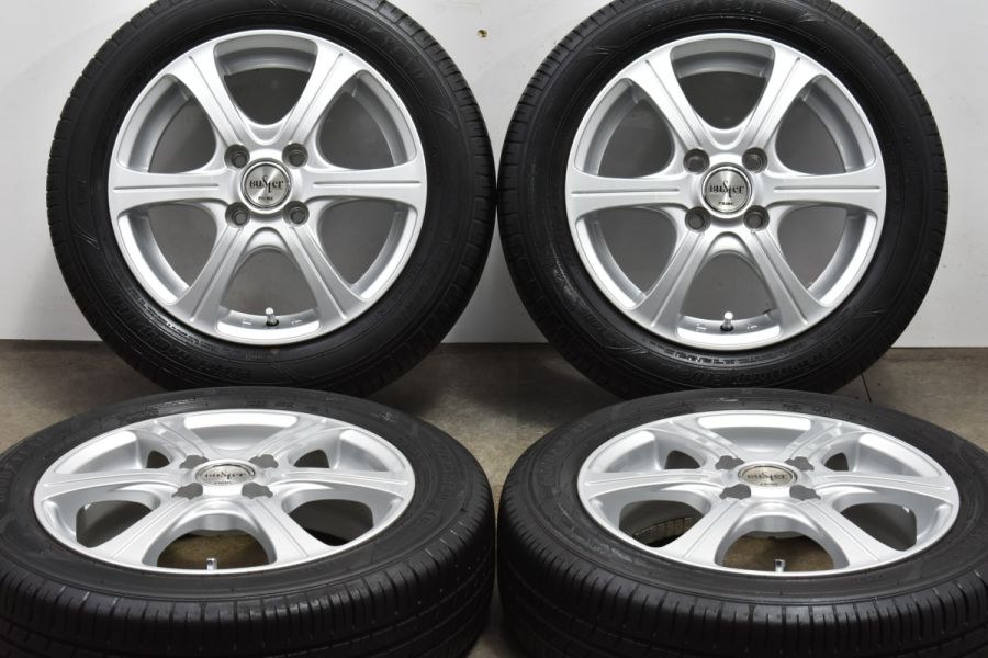 軽自動車サイズ】Buster PRIME 14in 4.5J+45 PCD100 グッドイヤー エフィシェントグリップ ECO 155/65R14  N-BOX ワゴンR アルト タント 中古 タイヤホイールセット | パーツ販売ナンバーワン