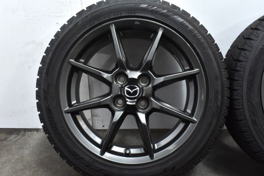 バリ溝】マツダ ND ロードスター 純正 16in 6.5J +45 PCD100 ヨコハマ