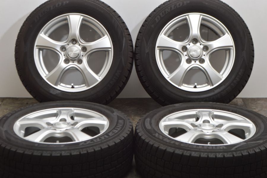 バリ溝 美品】VIOLENTO 15in 6J +53 PCD114.3 ダンロップ ウィンターマックス WM02 195/65R15 ノア  ヴォクシー ステップワゴン 中古 スタッドレスタイヤホイールセット | パーツ販売ナンバーワン