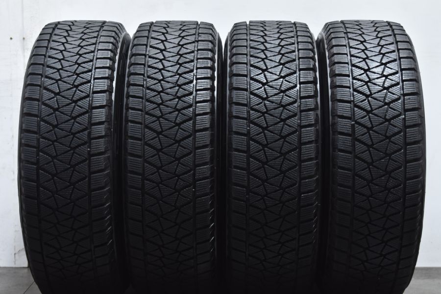 【美品】ザック 17in 7J +48 PCD114.3 ブリヂストン ブリザック DM-V2 225/65R17 エクストレイル CX-8 CX-5  レガシィアウトバック