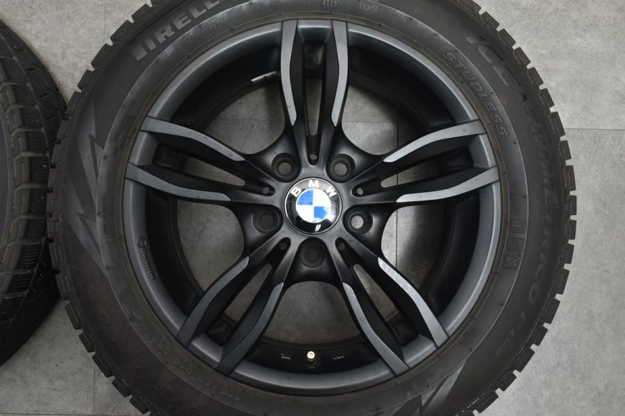 【良好品】MAK ルフト 16in 7J +34 PCD120 ピレリ アイスアシンメトリコ プラス 205/60R16 BMW F30 F31  3シリーズ F20 E87 1シリーズ