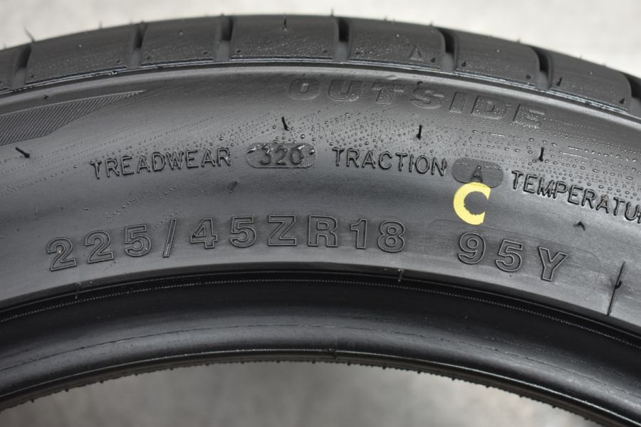 未使用品 2023年製】ミネルバ F205 225/45R18 4本セット プリウスα