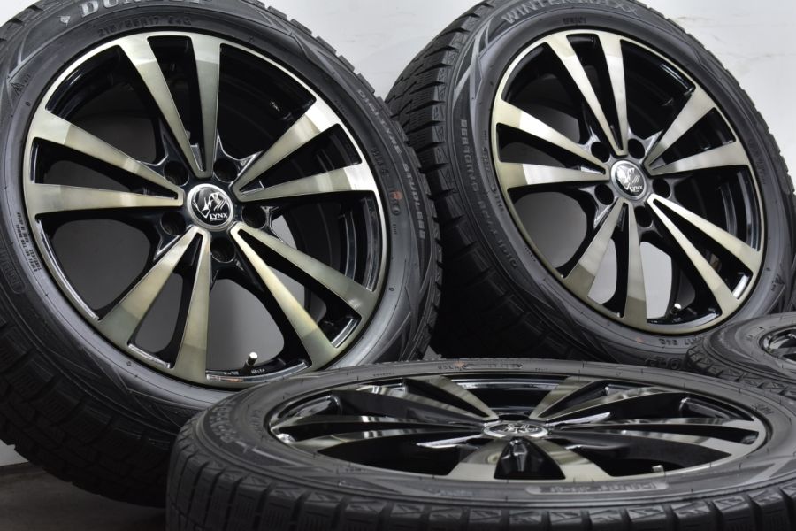 DUNLOP WINTER MAXX WM01 215/55R17 スタッドレス ホイールセット4本 