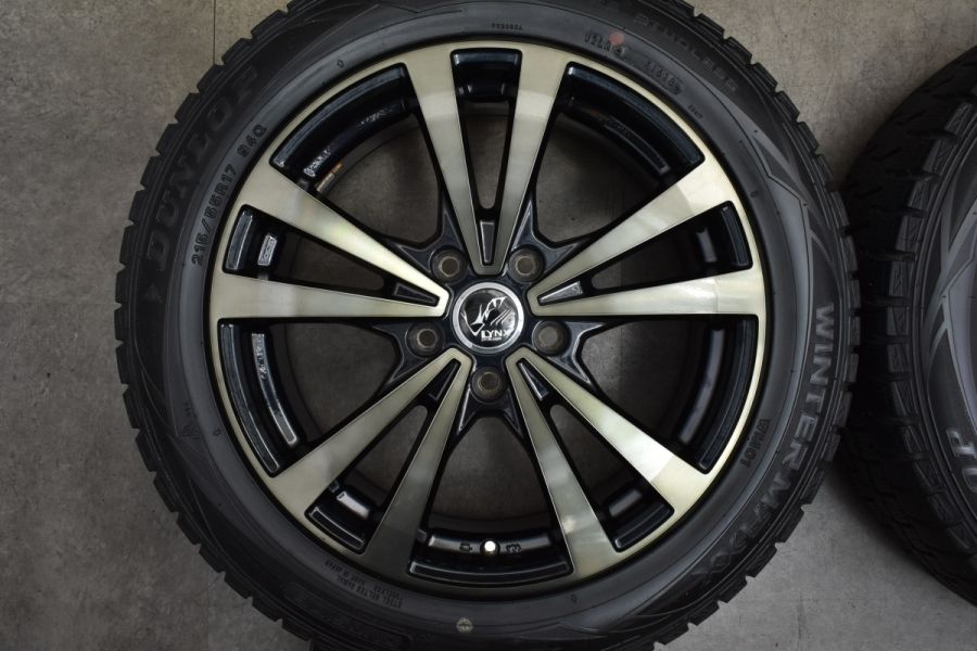 オデッセイ ヴェゼル等に】LYNX 17in 7J +55 114.3 ダンロップ