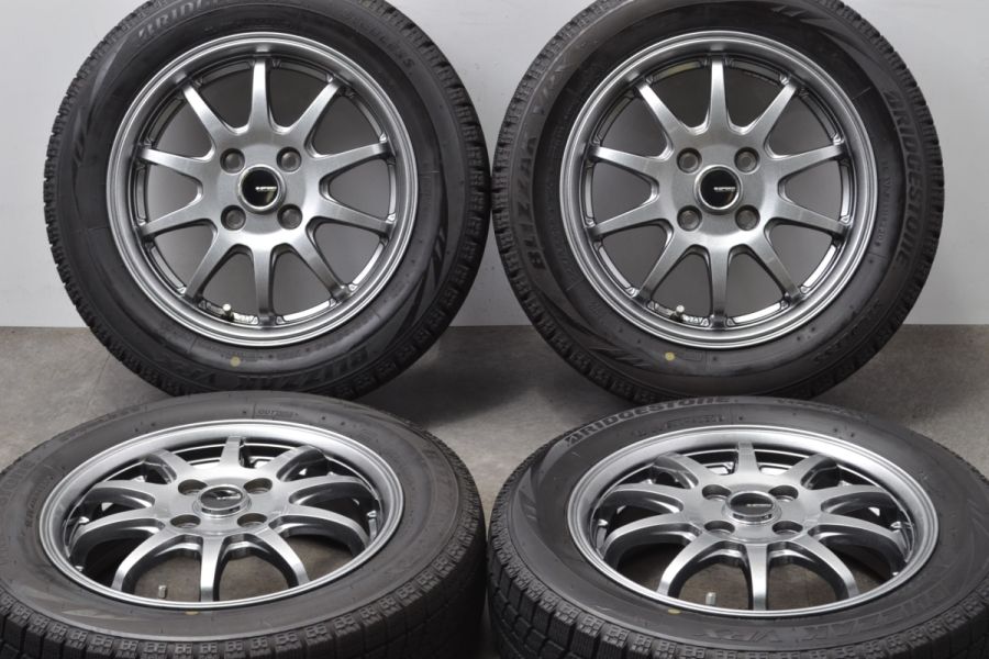 バリ溝】Gスピード 14in 4.5J +45 PCD100 ブリヂストン  