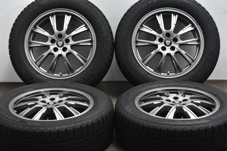 【バリ溝】ストレンジャー 17in 7J +48 PCD100 トーヨー ウィンタートランパス TX 225/60R17 SJ フォレスター XV  レガシィアウトバック