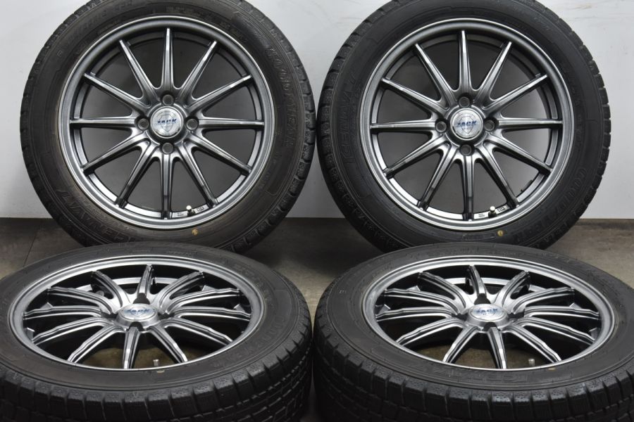 美品】ZACK 16in 6J +42 PCD100 グッドイヤー アイスナビ7 185/55R16 アクア ヤリス カローラフィールダー フィット  スイフト 中古 スタッドレスタイヤホイールセット | パーツ販売ナンバーワン