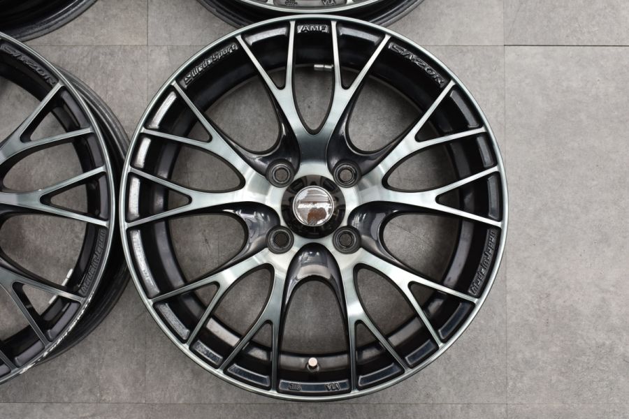 送料無料 新品ホイールのみ4本 WedsSport SA-99R 18インチ 8.5J +45 & 9.5J +45 5H 100P [個人宅配送不可] [ショップ様/お勤め先/法人様のみ発送可]