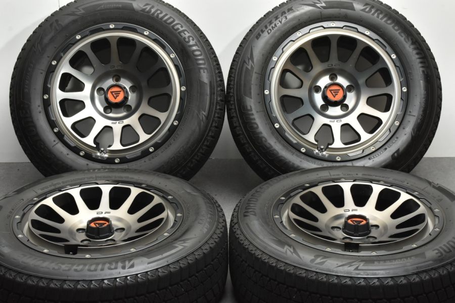 美品】DELTA FORCE OVAL 17in 8J +35 PCD114.3 ブリヂストン ブリザック DM-V3 225/65R17 RAV4 ハリアー  デリカD:5 CX-5 交換用 中古 スタッドレスタイヤホイールセット | パーツ販売ナンバーワン