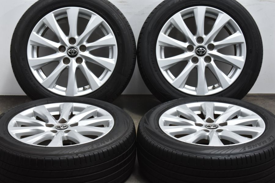 【良好品】トヨタ 70 カムリ 純正 17in 7.5J +45 PCD114.3 ミシュラン プライマシー3 ST 215/55R17 クラウン  マークX プリウスα 流用