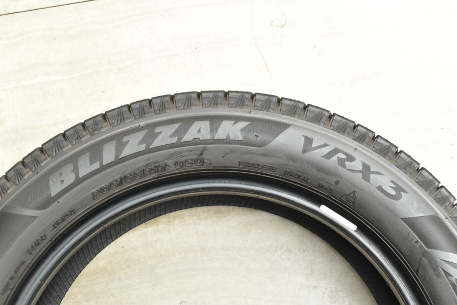 バリ溝】ブリヂストン ブリザック VRX3 205/55R17 4本セット ノア