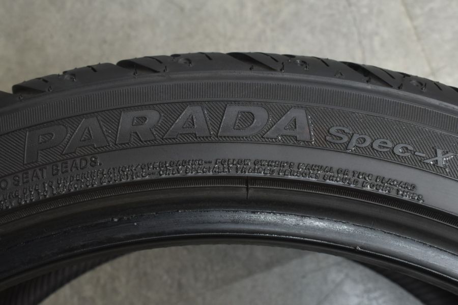超バリ溝】ヨコハマ パラダ Spec-X 255/40R20 4本 PARADA