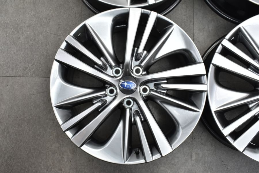 新車外し 美品】スバル レヴォーグ レイバック 純正 18in 7J +55