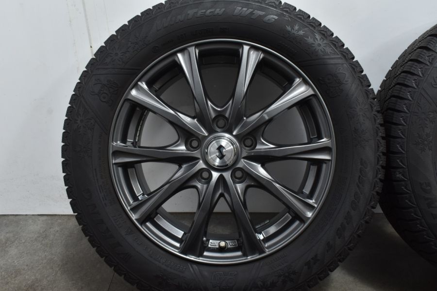 バリ山ブリヂストンスノータイヤ JOKERステアホイール付 4本セット バリ山ブリヂストンスノータイヤ JOKERステアホイール付 4本