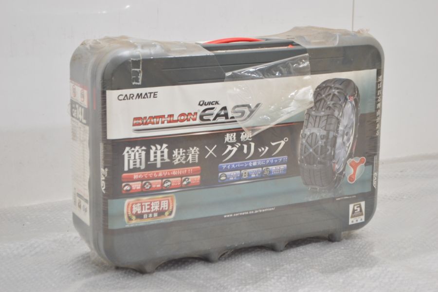未使用品】QE6 非金属タイヤチェーン バイアスロンクイックイージー 