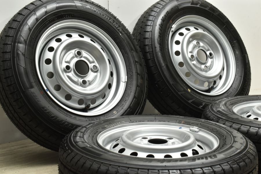 驚きの価格 12in 純正 エブリィ 美品】スズキ バリ溝 4.00B PCD100 +40 タイヤ・ホイール