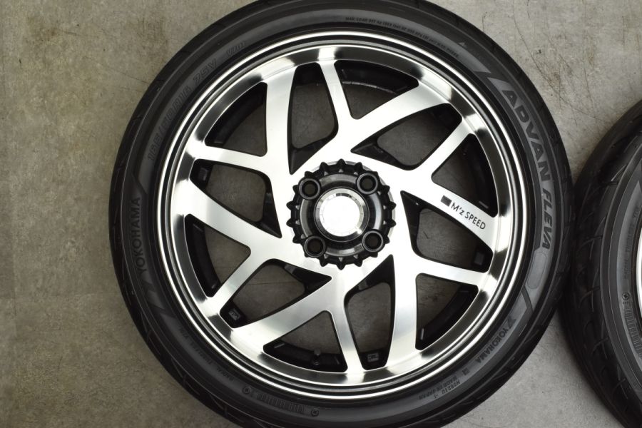 超バリ溝 美品】M'sスピード J-CARAT 16in 5.5J+45 PCD100 2023