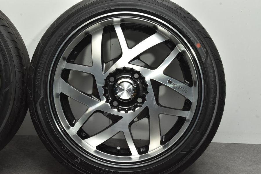 超バリ溝 美品】M'sスピード J-CARAT 16in 5.5J+45 PCD100 2023年製