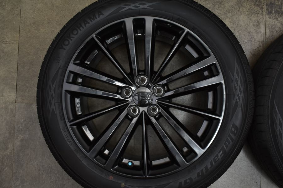 23年式タイヤ！日本製。スバル GP系 XV 純正 17インチ×7J +48 ホイール美品】スバル XV 純正 17in 7J+48 PCD100 ヨコハマ