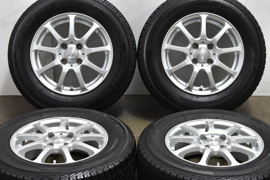 超バリ溝】CLX T-3 14in 5.5J +50 PCD100 ダンロップ アイスガード 