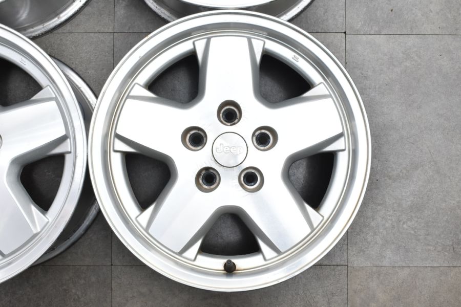 ジープチェロキー xj　純正ホイールセット 16インチ 正規品】ジープ KJ チェロキー 純正 16in 7J +41.3 4本セット 品番