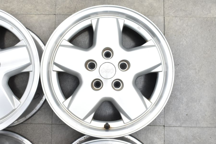 XJチェロキー純正 7J +5 114.3 5穴 195/80R15 4本
