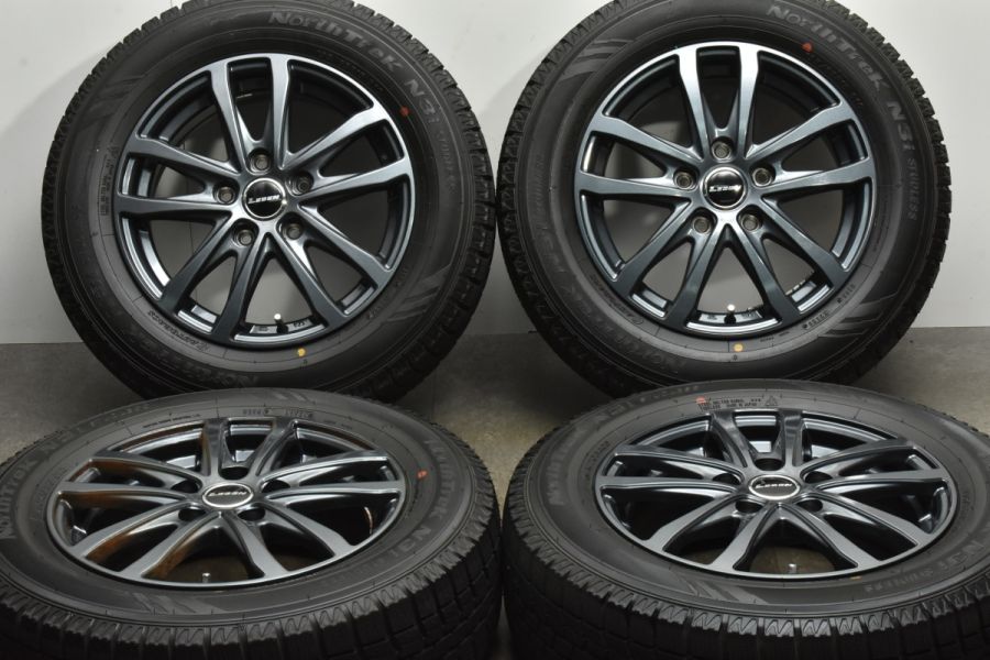 バリ溝】LEBEN 15in 6J +53 PCD114.3 ノーストレック N3i 195/65R15 ノア ヴォクシー ステップワゴン セレナ  スタッドレス 中古 スタッドレスタイヤホイールセット | パーツ販売ナンバーワン