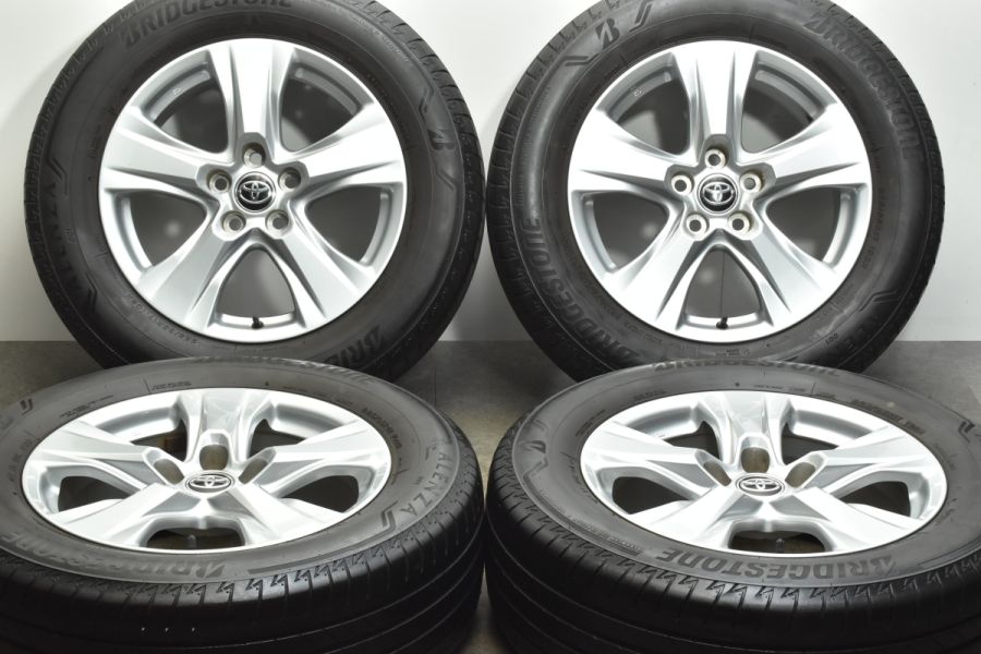 美品】トヨタ RAV4 純正 17in 7J +35 PCD114.3 ブリヂストン アレンザ 