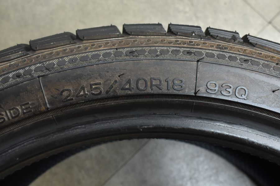 超バリ溝 9分山】ナンカン CORSAFA 245/40R18 4本セット スタッドレス 交換用 GRカローラ ソアラ スカイライン WRX S4  ランエボ 中古 スタッドレスタイヤのみ | パーツ販売ナンバーワン