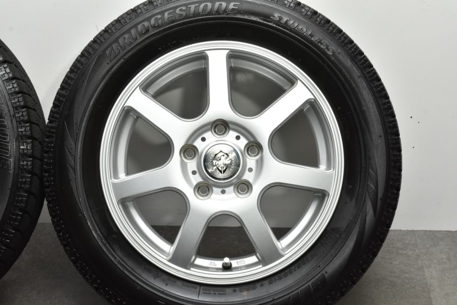 美品 バリ溝】Weds Treffer 15in 5J +50 PCD114.3 ブリヂストン 