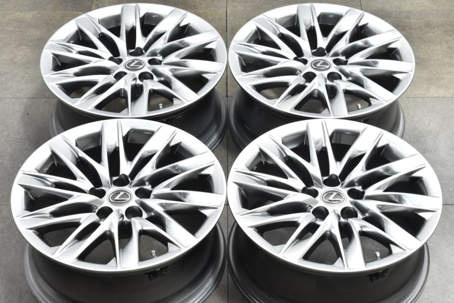 程度良好品】レクサス LS500 LS500h 純正 19in 8.0J +25 4本セット
