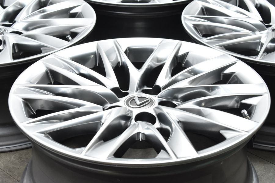 程度良好品】レクサス LS500 LS500h 純正 19in 8.0J +25 4本セット