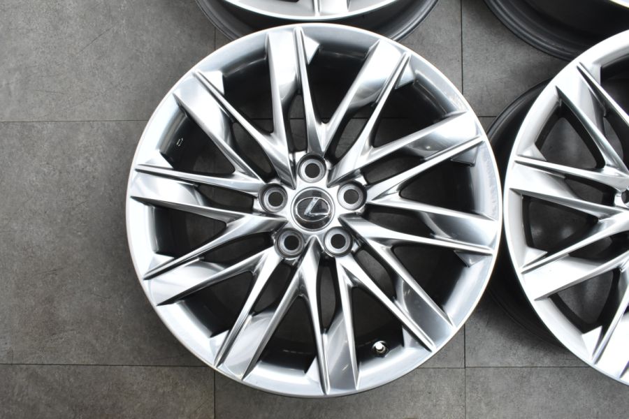 程度良好品】レクサス LS500 LS500h 純正 19in 8.0J +25 4本セット