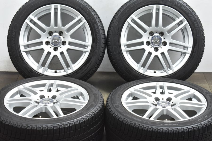 ATS ツイン 17in 8J +30 ミシュラン X-ICE Xi3 245/45R17 ベンツ W219 CLSクラス W212 Eクラス 等に  ホイールのみ発送可 中古 スタッドレスタイヤホイールセット | パーツ販売ナンバーワン