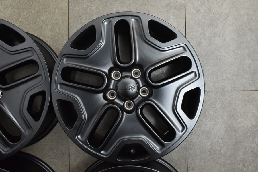 JEEP ジープ レネゲート ホイール17 PCD110 タイヤ　美品TPMS 正規品 美品】ジープ レネゲード 純正 17in 6.5J +40 PCD110 4本セット