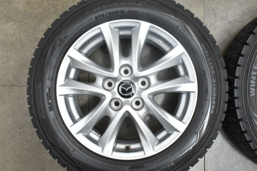 【送料込み】マツダ 純正 アクセラ 16インチ 夏タイヤ ホイールセット 良好ホイール】マツダ アクセラ 純正 16in 6.5J +50 PCD114.3 205