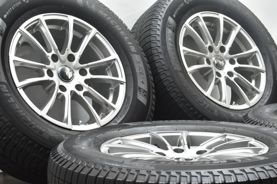 バリ溝】PREMIX 17in 8J +25 PCD139.7 ミシュラン X-ICE 3+ 265/65R17 ランドクルーザープラド ハイラックス  サーフ 中古 スタッドレスタイヤホイールセット | パーツ販売ナンバーワン