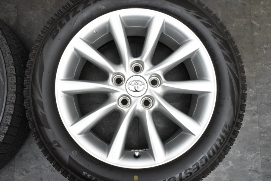 バリ溝 美品】トヨタ 50 エスティマ 純正 17in 7J +50 PCD114.3