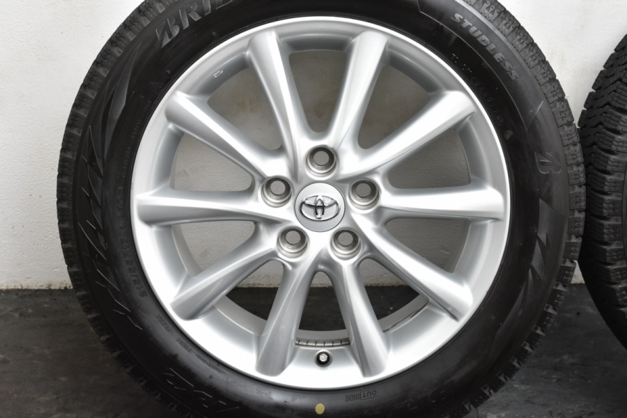 バリ溝 美品】トヨタ 50 エスティマ 純正 17in 7J +50 PCD114.3