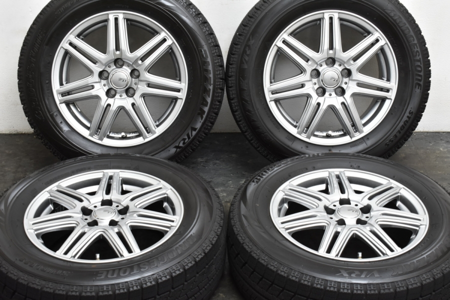 2020年製 超バリ溝 美品】シビラ 15in 6J +40 PCD100 ブリザック VRX 