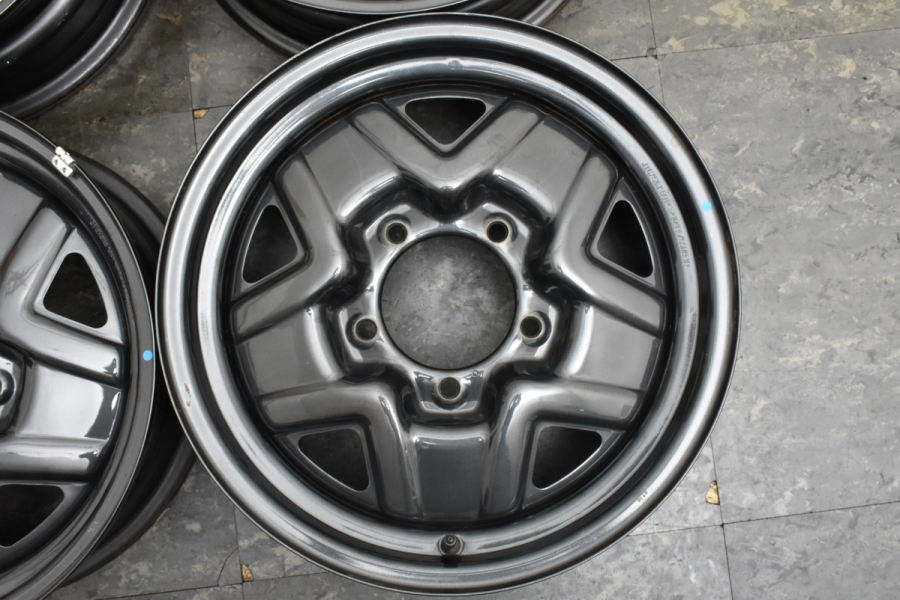 【美品】スズキ JB64 ジムニー 純正 16in 5.5J +22 PCD139.7 ホイールのみ 4本 JA11 JA12 JB23 ノーマル戻し  スタッドレス用