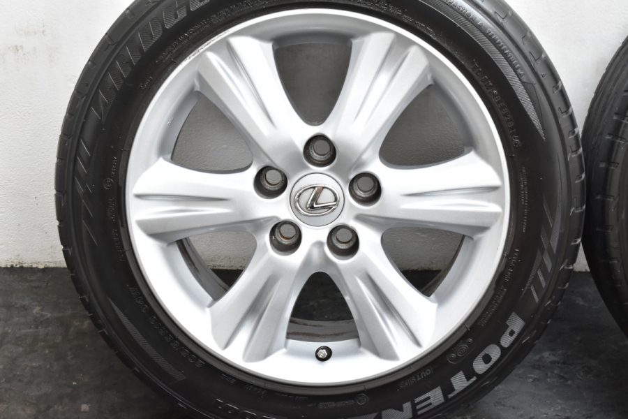 大特価】レクサス IS250 純正 16in 7J +45 PCD114.3 ブリヂストン