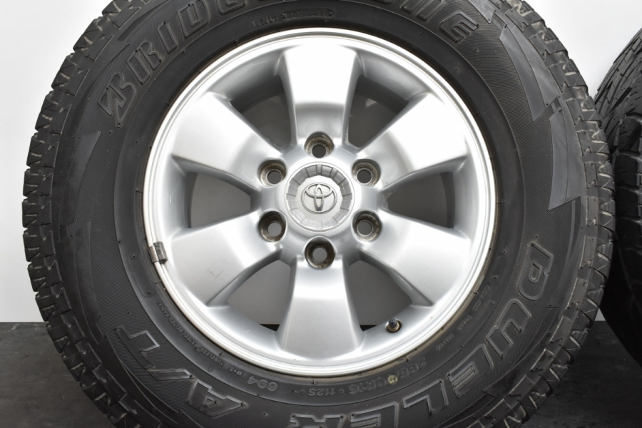 M+S 265/70R16 Bridgestone Toyota  4本 5分山 M+S 265/70R16 Bridgestone Toyota 4本 5分山
