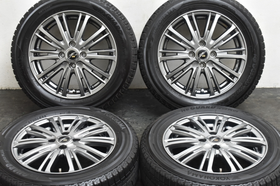 2019年製 バリ溝 美品】Weds Fang 15in 5.5J +50 PCD100 アイスガード5PLUS iG50+ 185/60R15  アクア ヴィッツ ヤリス フィット スイフト 中古 スタッドレスタイヤホイールセット | パーツ販売ナンバーワン