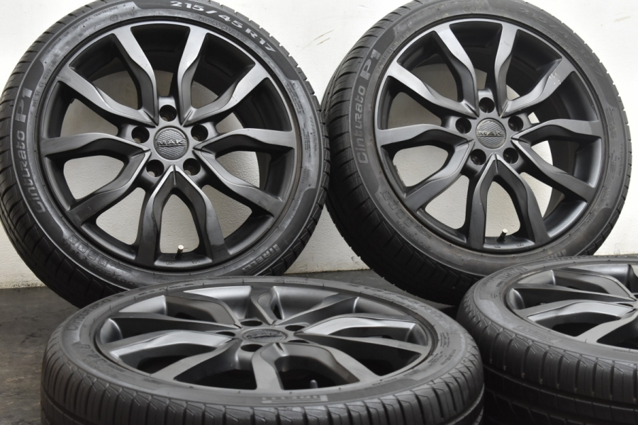 【大特価】MAK KOLN ケルン 17in 7.0J +53 PCD114.3 ピレリ チントゥラート 215/45R17 ノア ヴォクシー  マーク2 ステップワゴン プレマシー